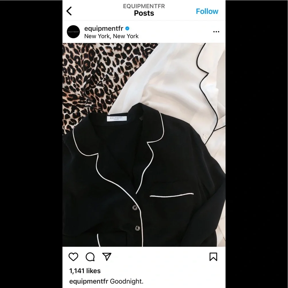 Equipment silk pajama set - Picture 2 of 8